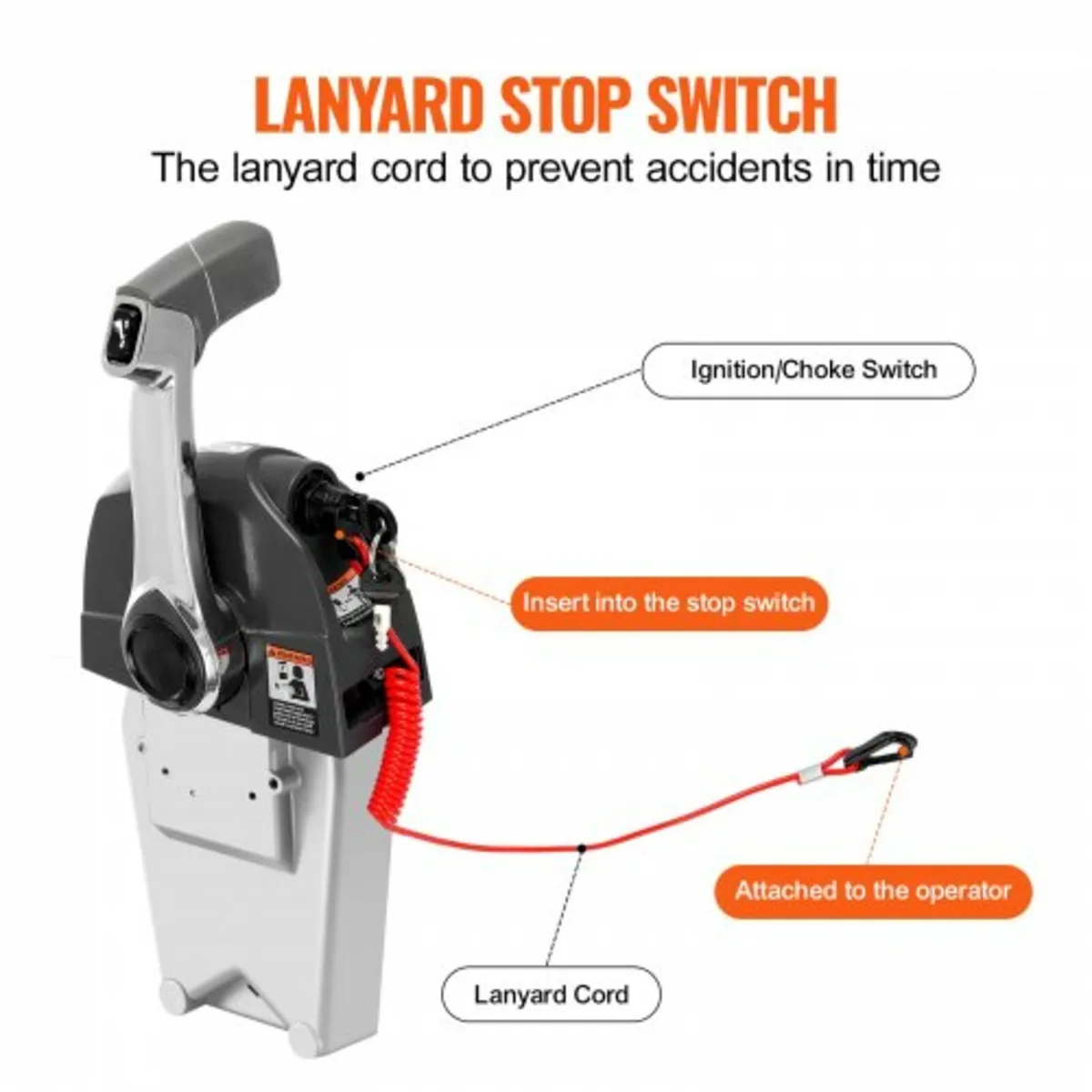 Boat Throttle Control, 5006186 Top-Mounted Outboar - Image 3