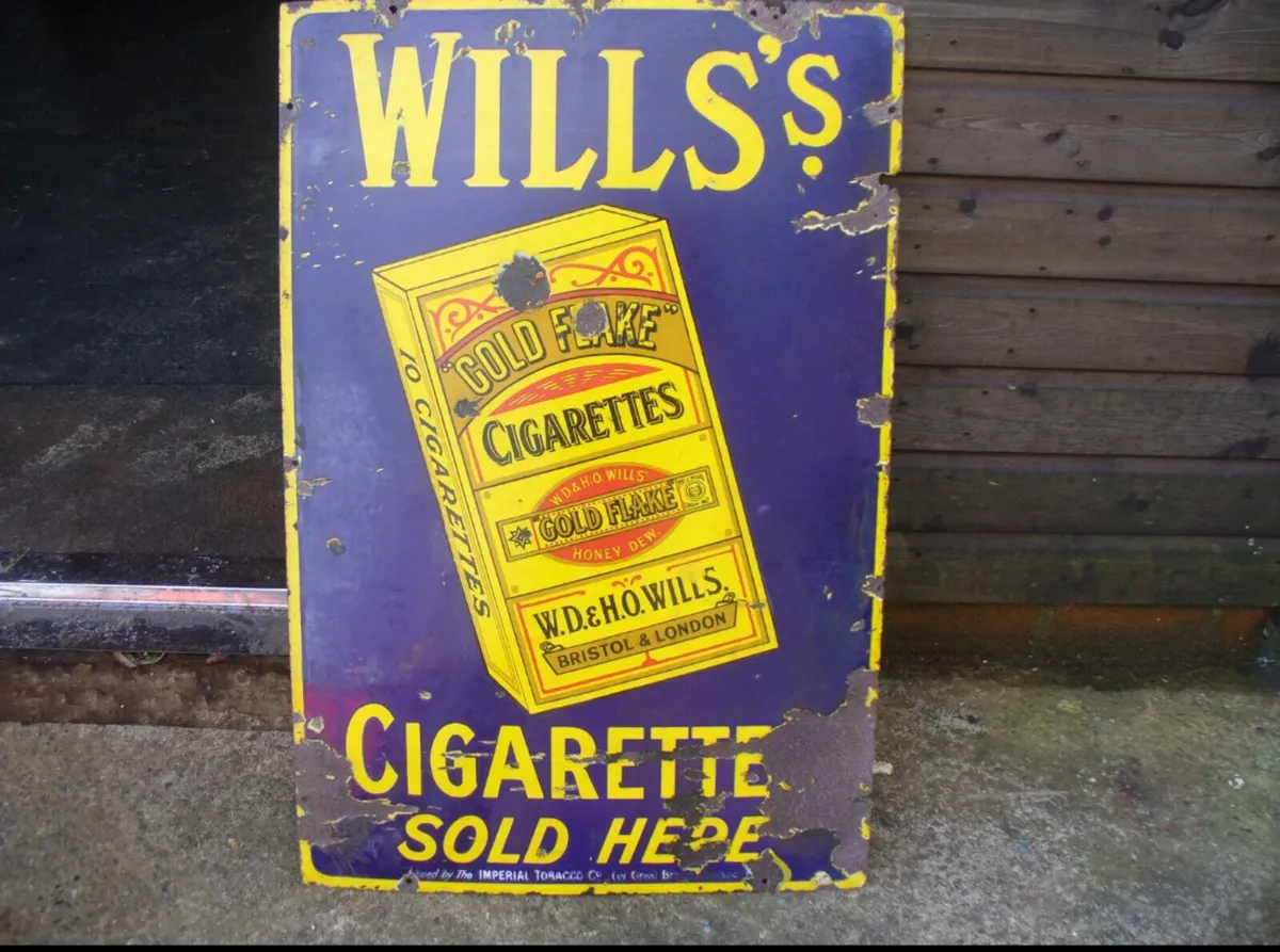 Antique Vintage c1930s Wills Goldflake Cigarettes - Image 1