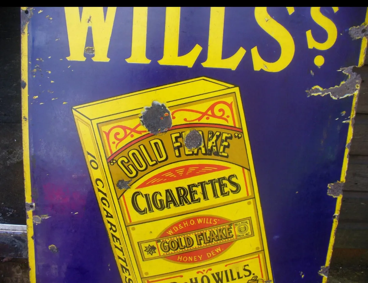 Antique Vintage c1930s Wills Goldflake Cigarettes - Image 3