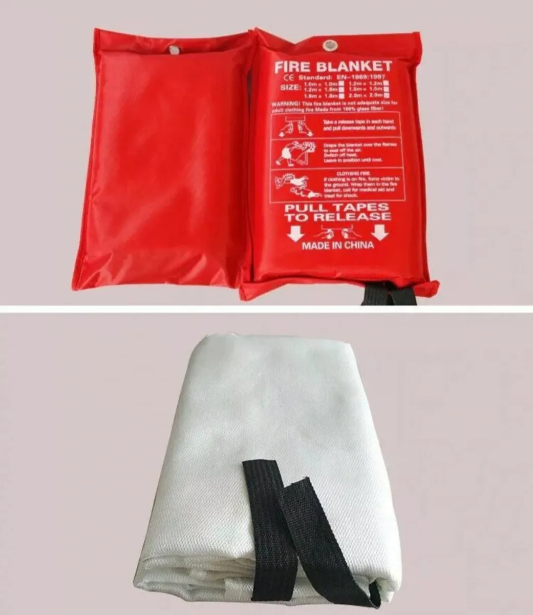 Fire Blanket 1m x1m Quick Release - Image 2