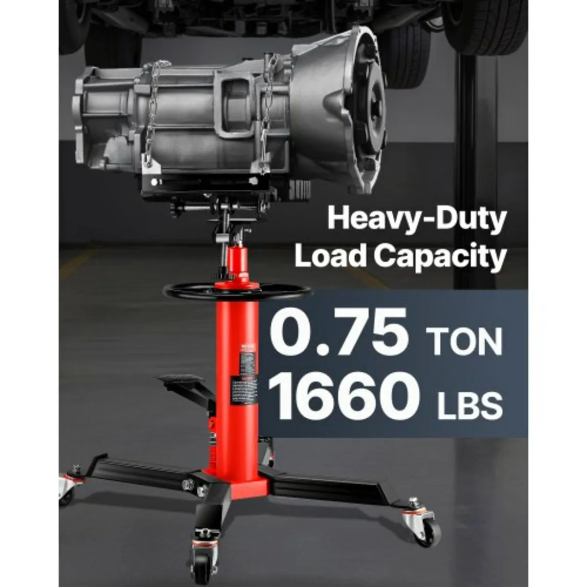 Transmission Jack,0.75 Ton/1660 lbs Capacity Hydra - Image 2