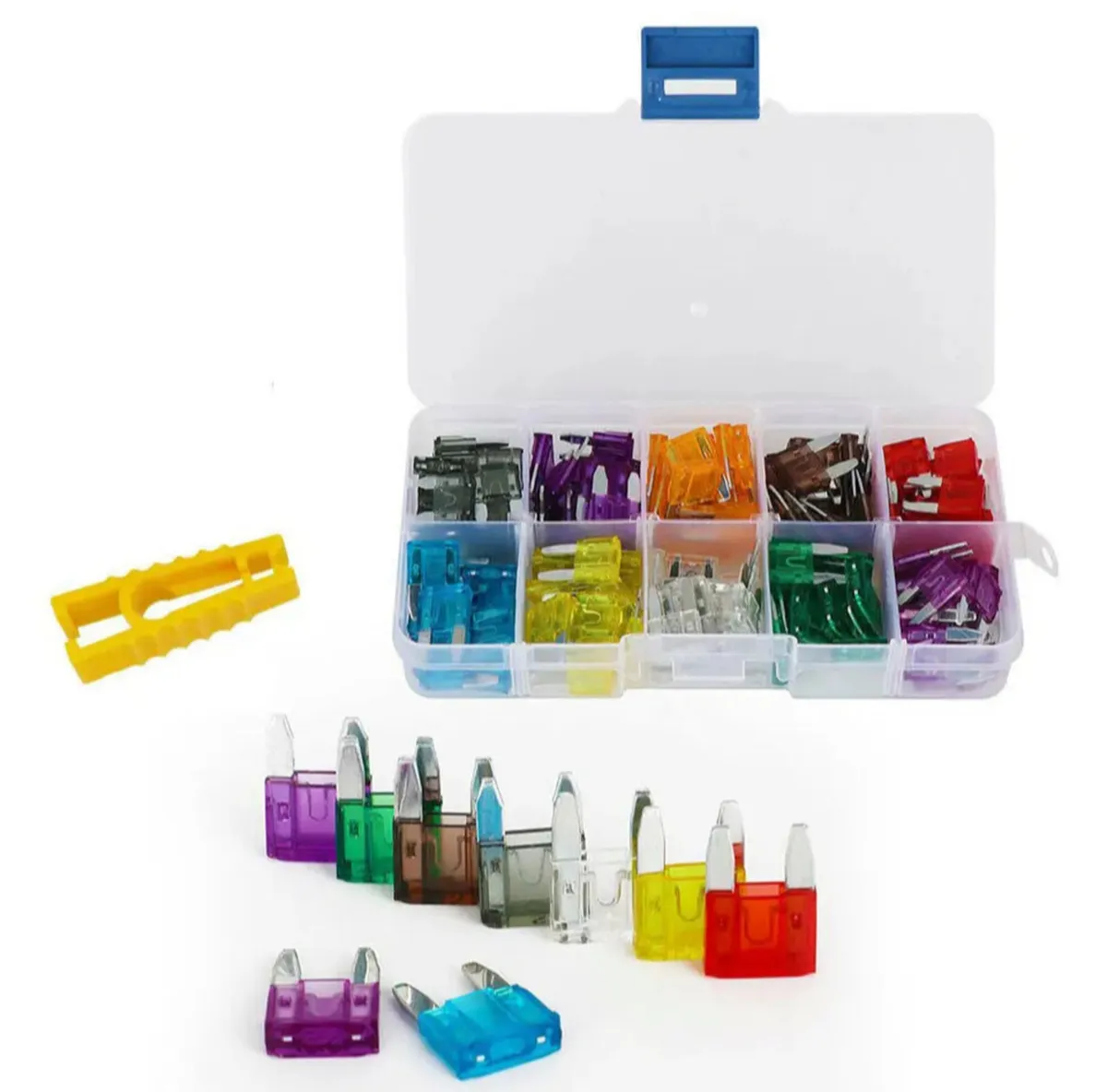 120Pcs Mini Blade Fuses Boxed Assorted - Image 1