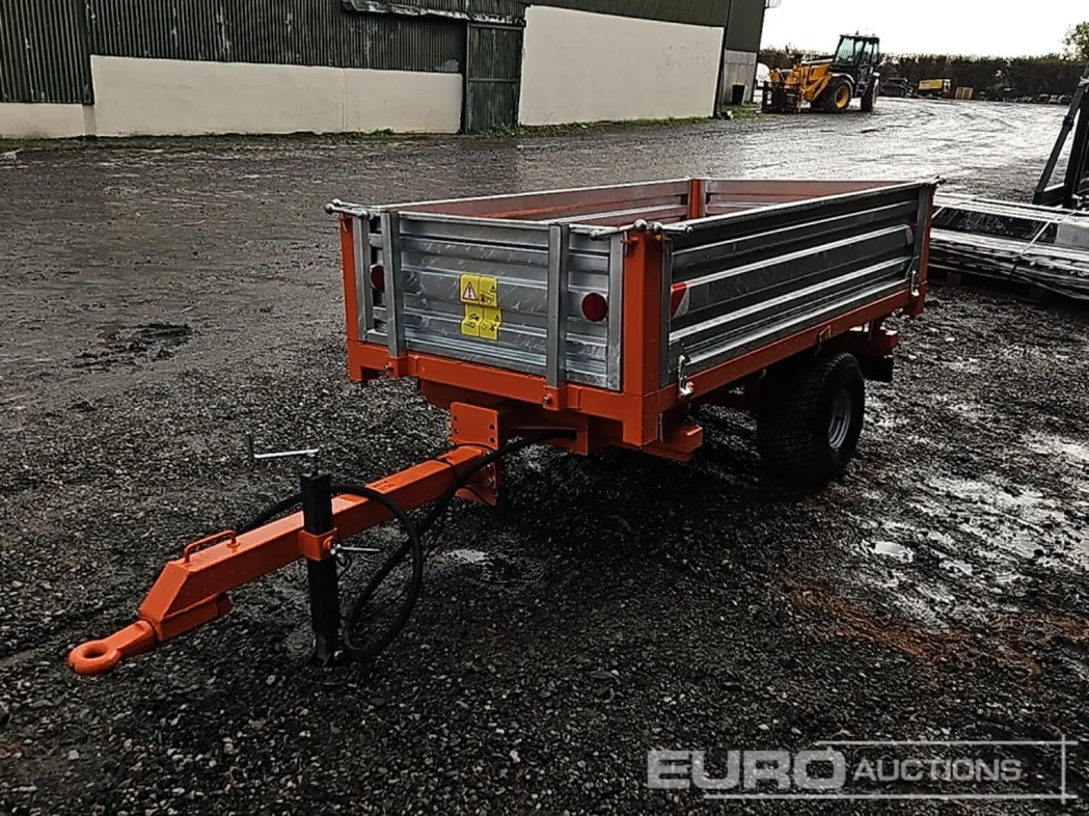 Unused 7' x 4' Tipping Trailer - Image 1