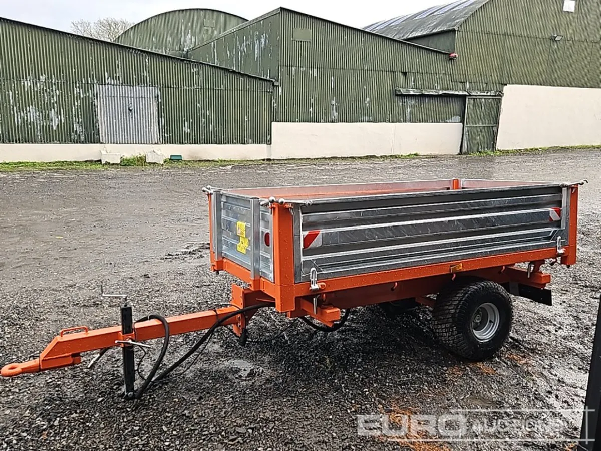 Unused 7' x 4' Tipping Trailer - Image 3