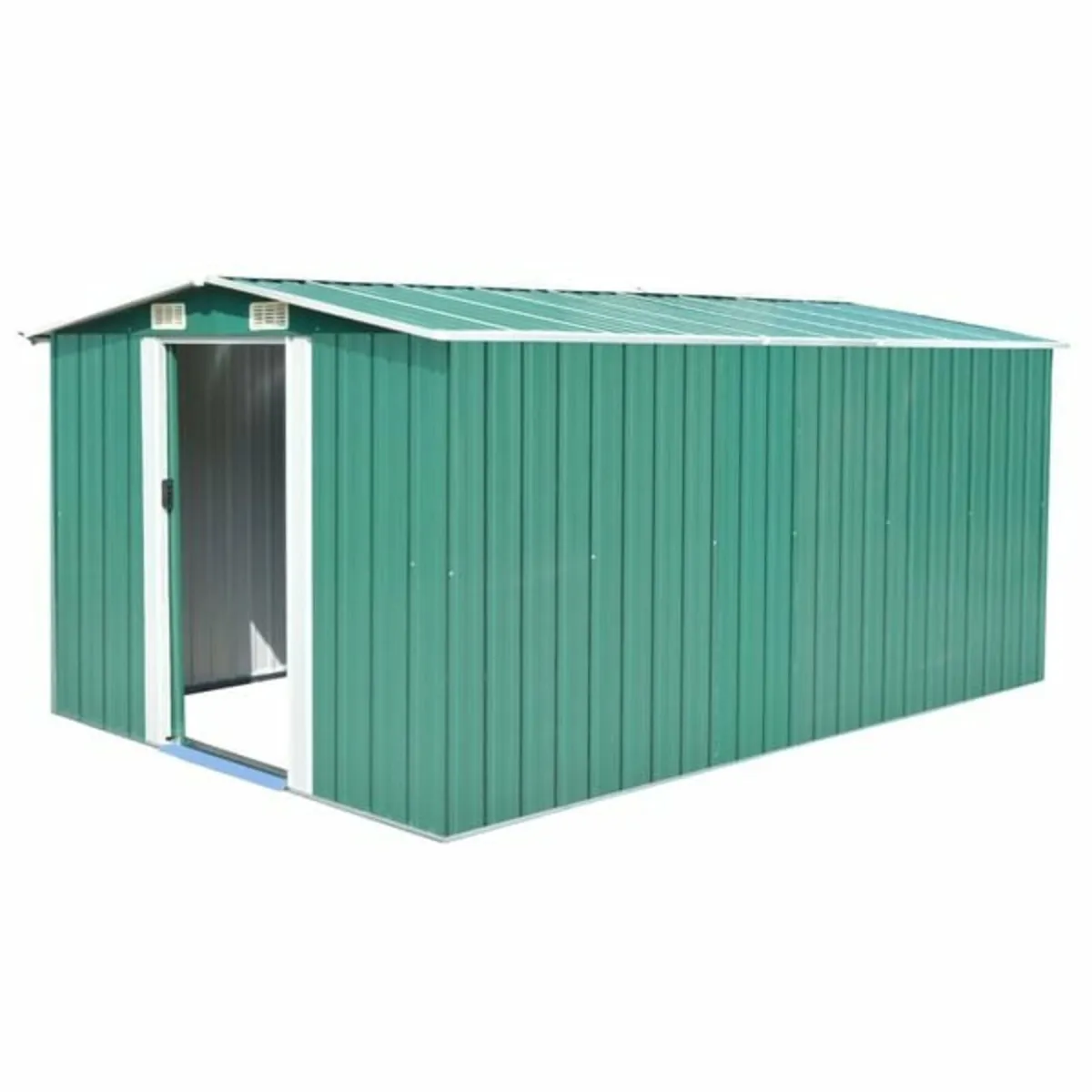 Garden Shed 257x392x181 cm Metal Green

Descriptio - Image 1