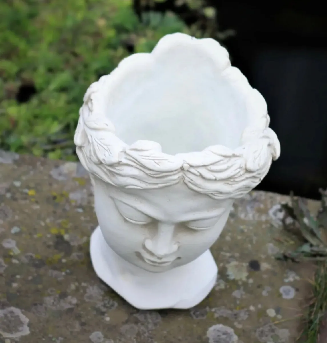 NEW Garden Ornament Head Plant Pot Planter - Image 2
