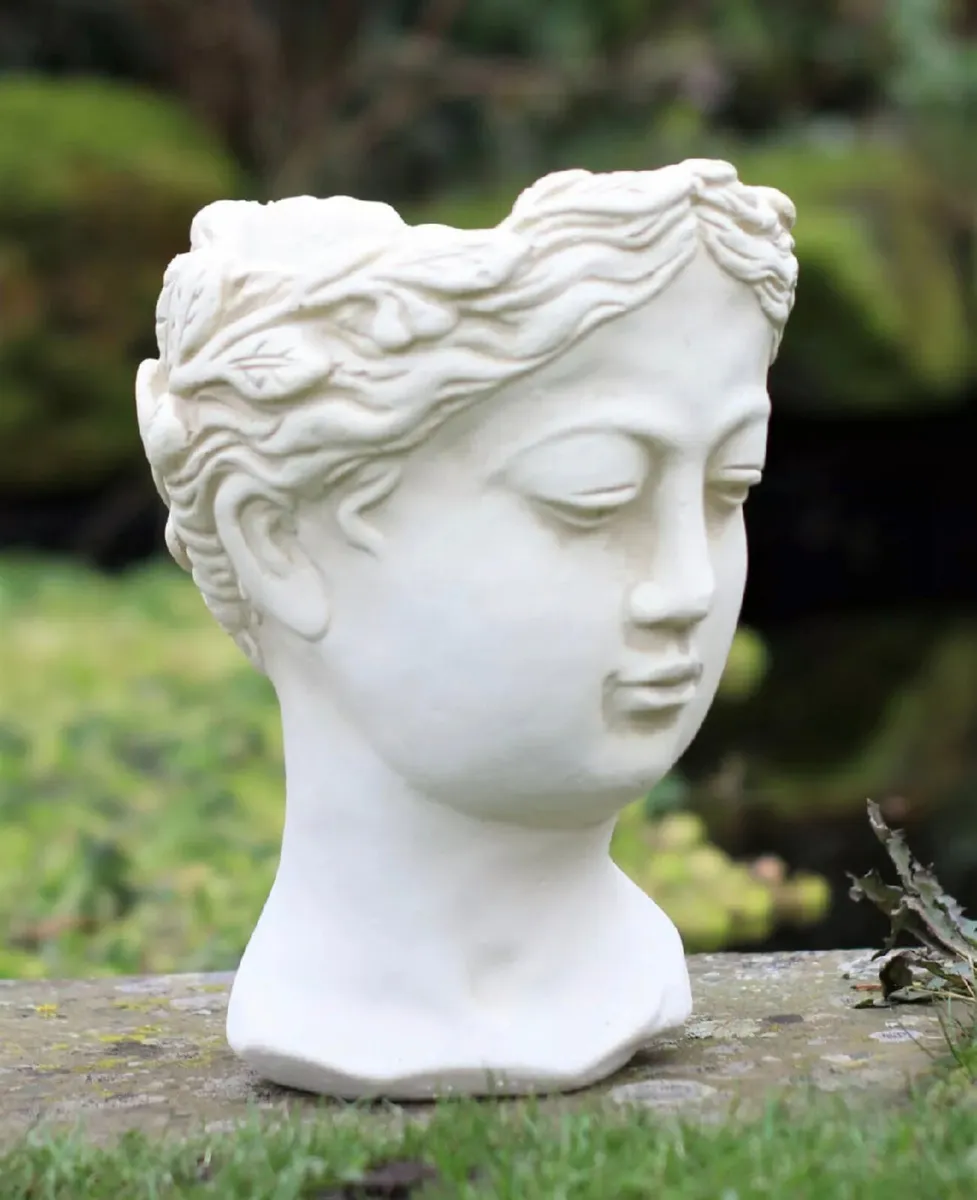 NEW Garden Ornament Head Plant Pot Planter - Image 4