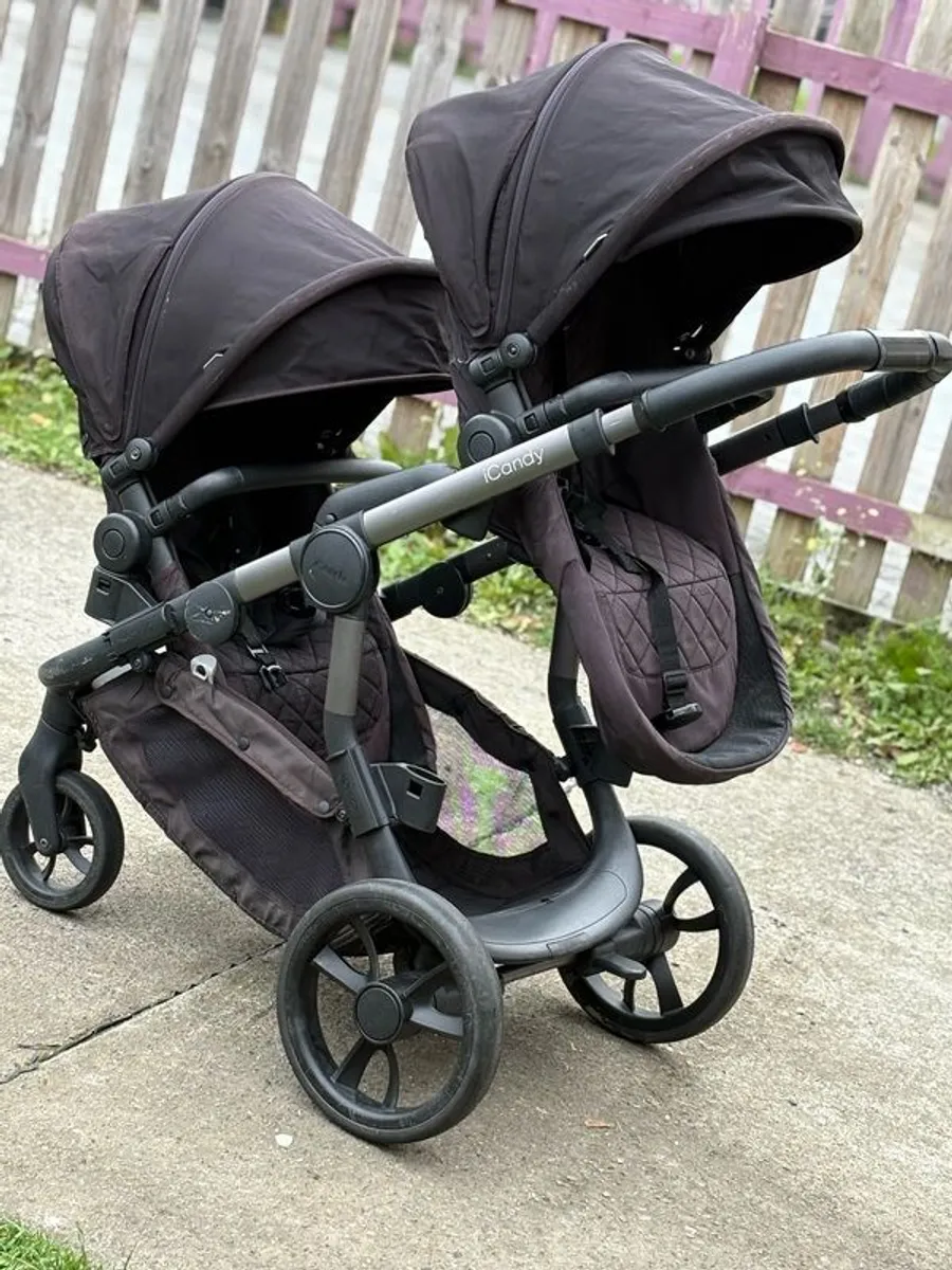 iCandy orange double buggy - Image 1