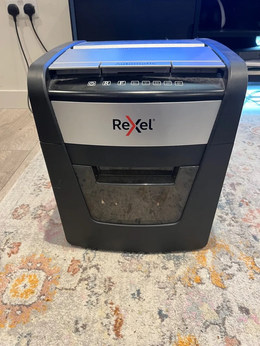 P4 paper shredder Rexel Optimum Auto+ 50X c - Image 1