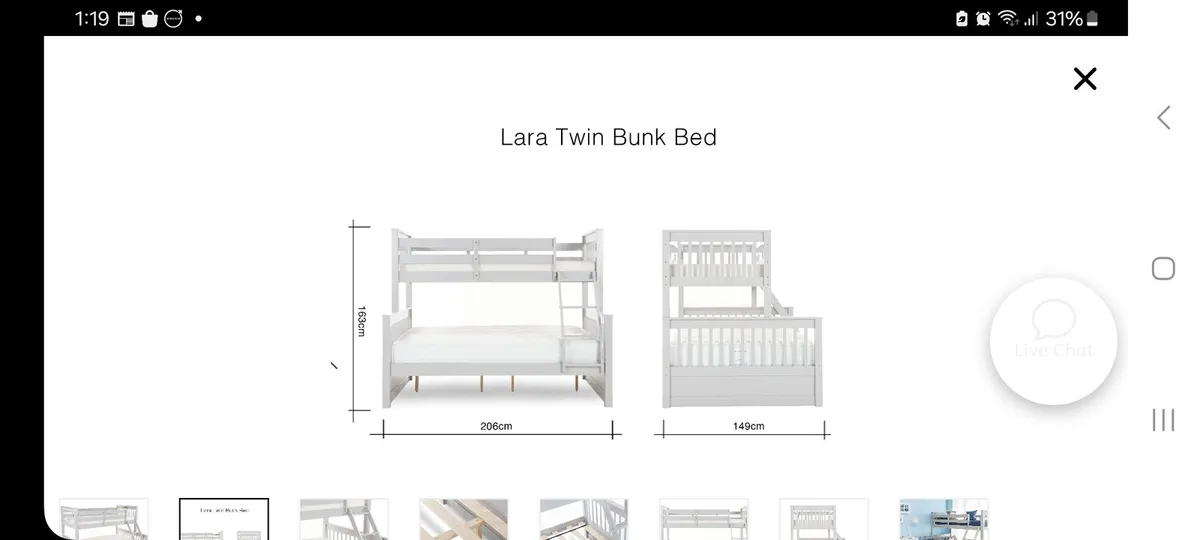 Triple Bunk Bed - Image 4