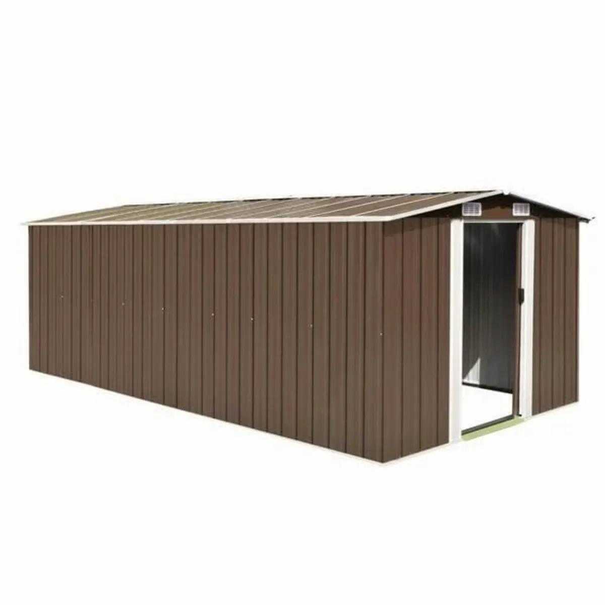 Garden Shed 257x489x181 cm Metal Brown

Descriptio - Image 1
