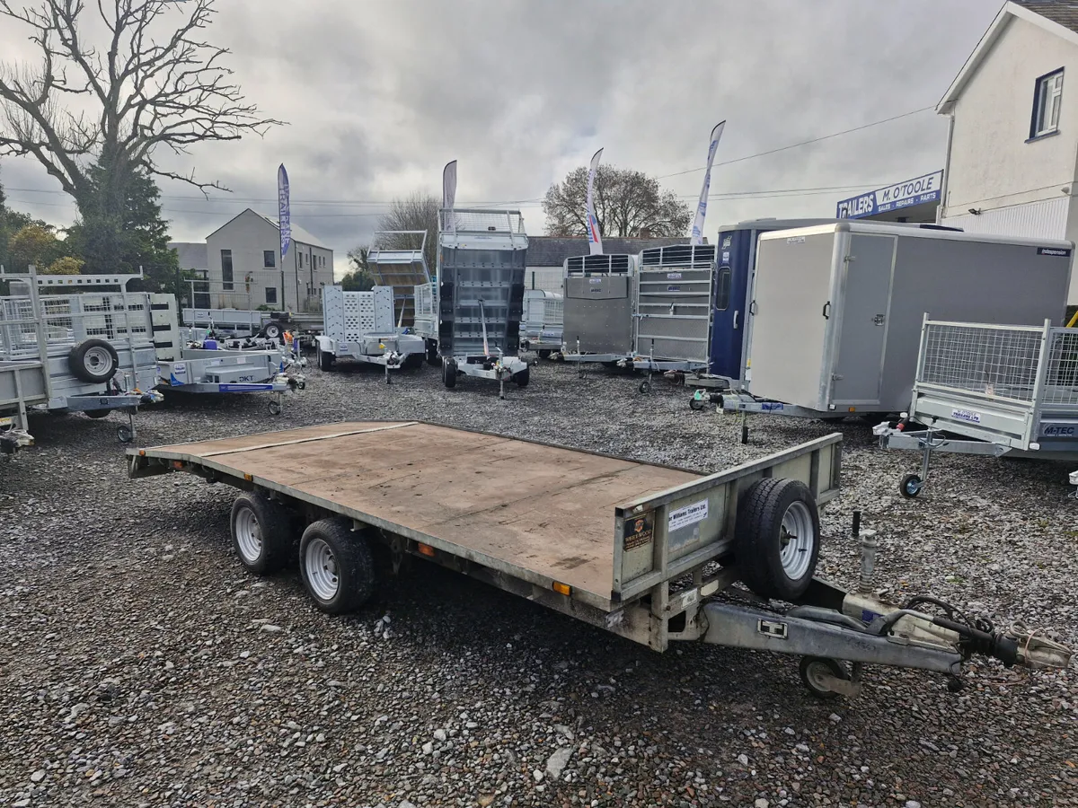 IFOR WILLIAMS 16' x 6'6" BEAVERTAIL TRAILER - Image 1