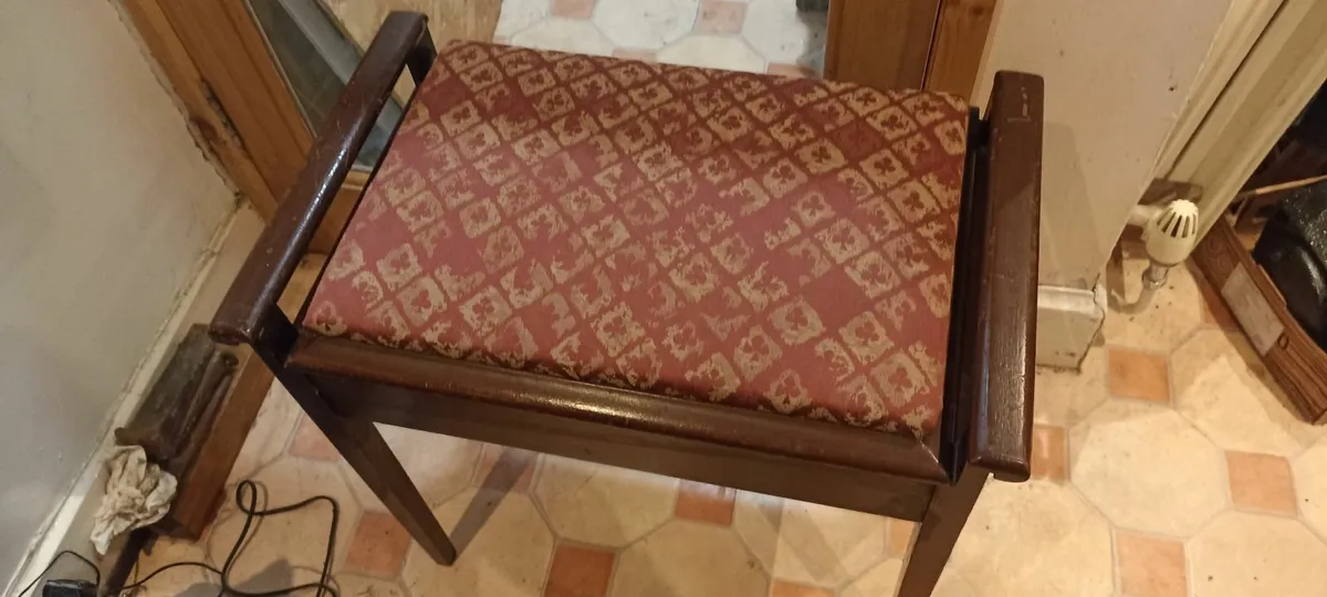 Edwardian Piano Stool - Image 3