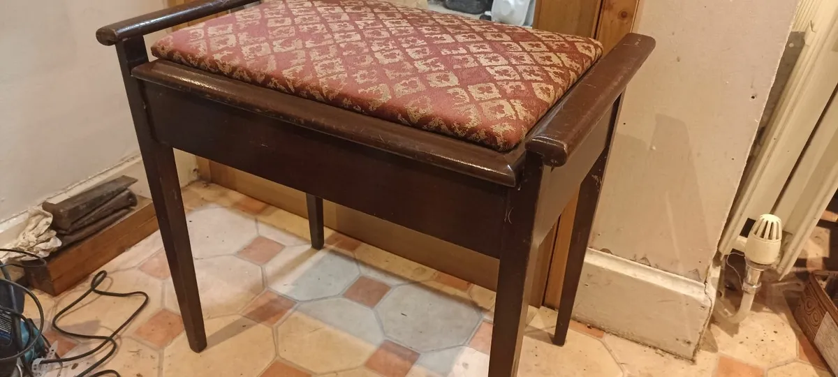 Edwardian Piano Stool - Image 1