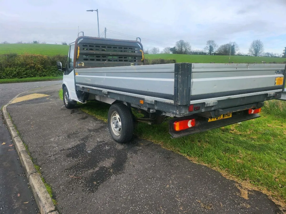 Ford Transit Flat bed 2007 12 month mot - Image 2