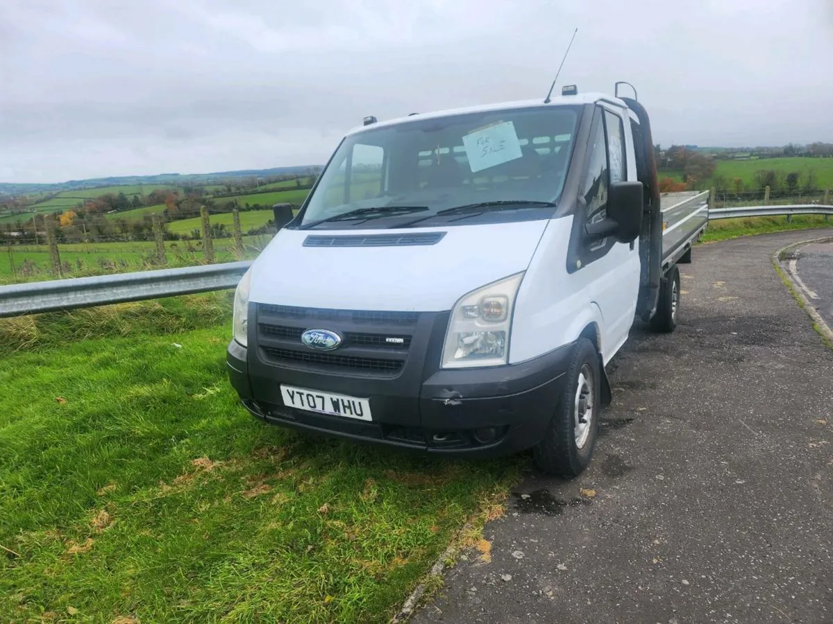 Ford Transit Flat bed 2007 12 month mot - Image 4