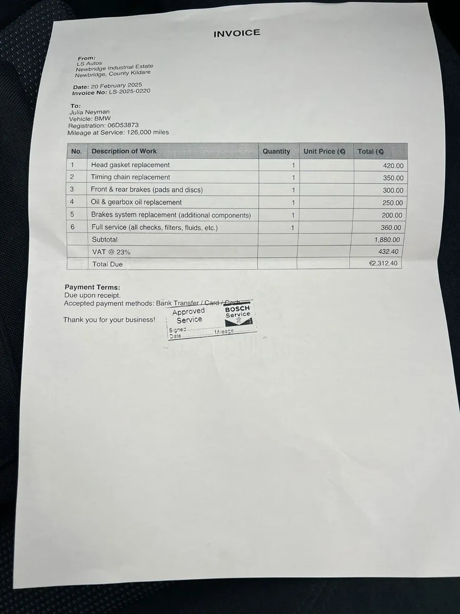 BMW 320i M-Sport  Automatic new nct 10/26 - Image 2