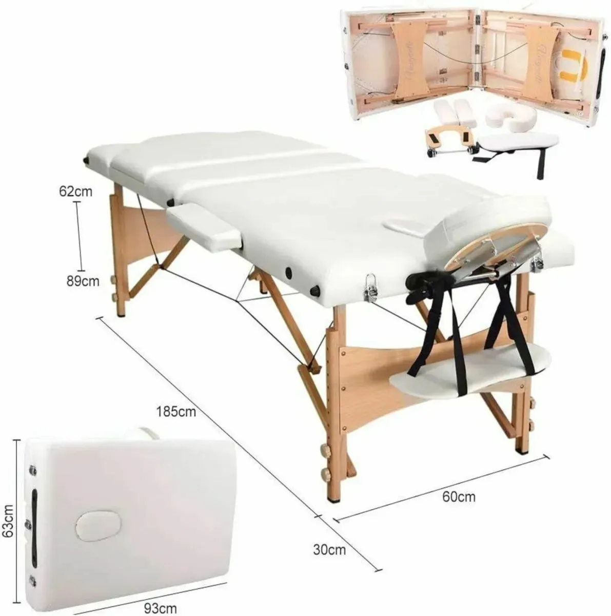 Massage Bed Table - Foldable Beauty Couch - Image 1