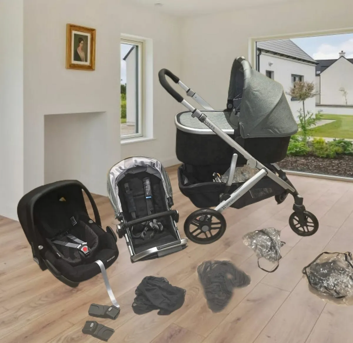 MUST SEE Uppababy vista, car seat, isofix IMMACULA - Image 1