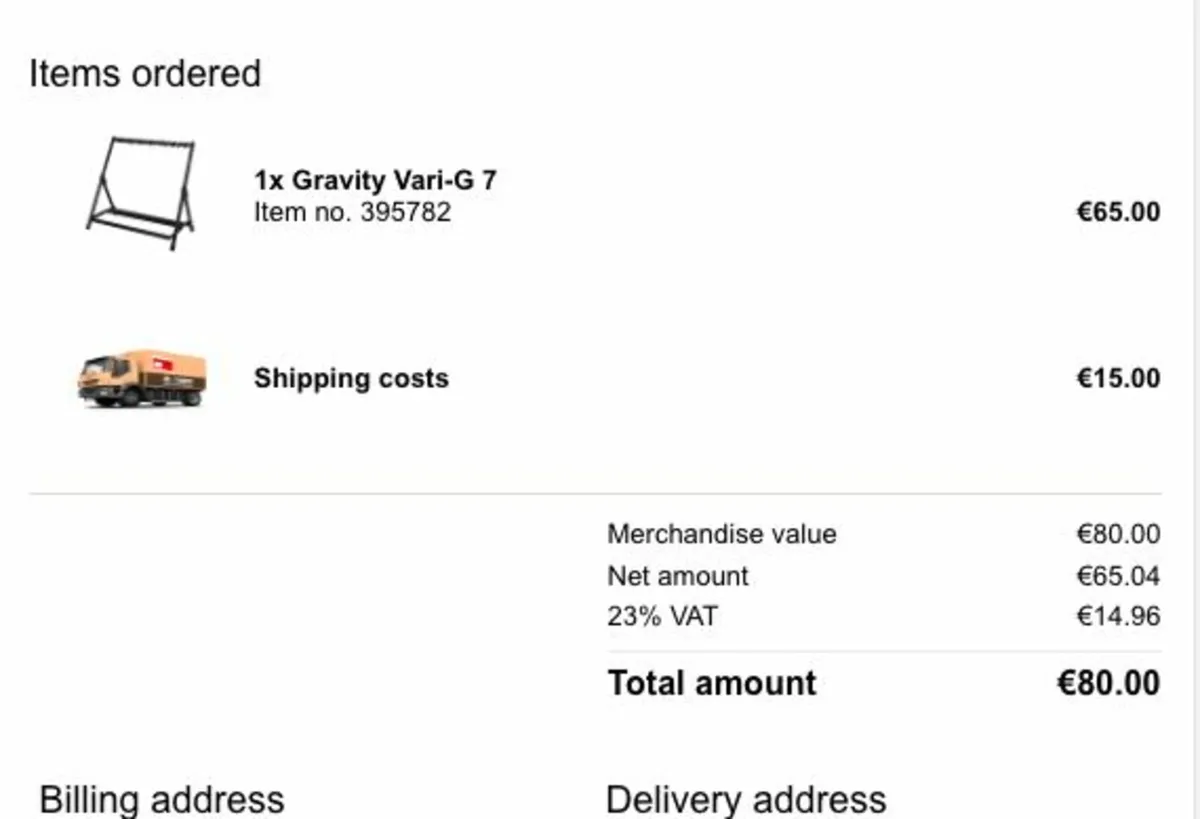 Guitar stand - Gravity Vari-G 7 - For 7 guitars - Image 4