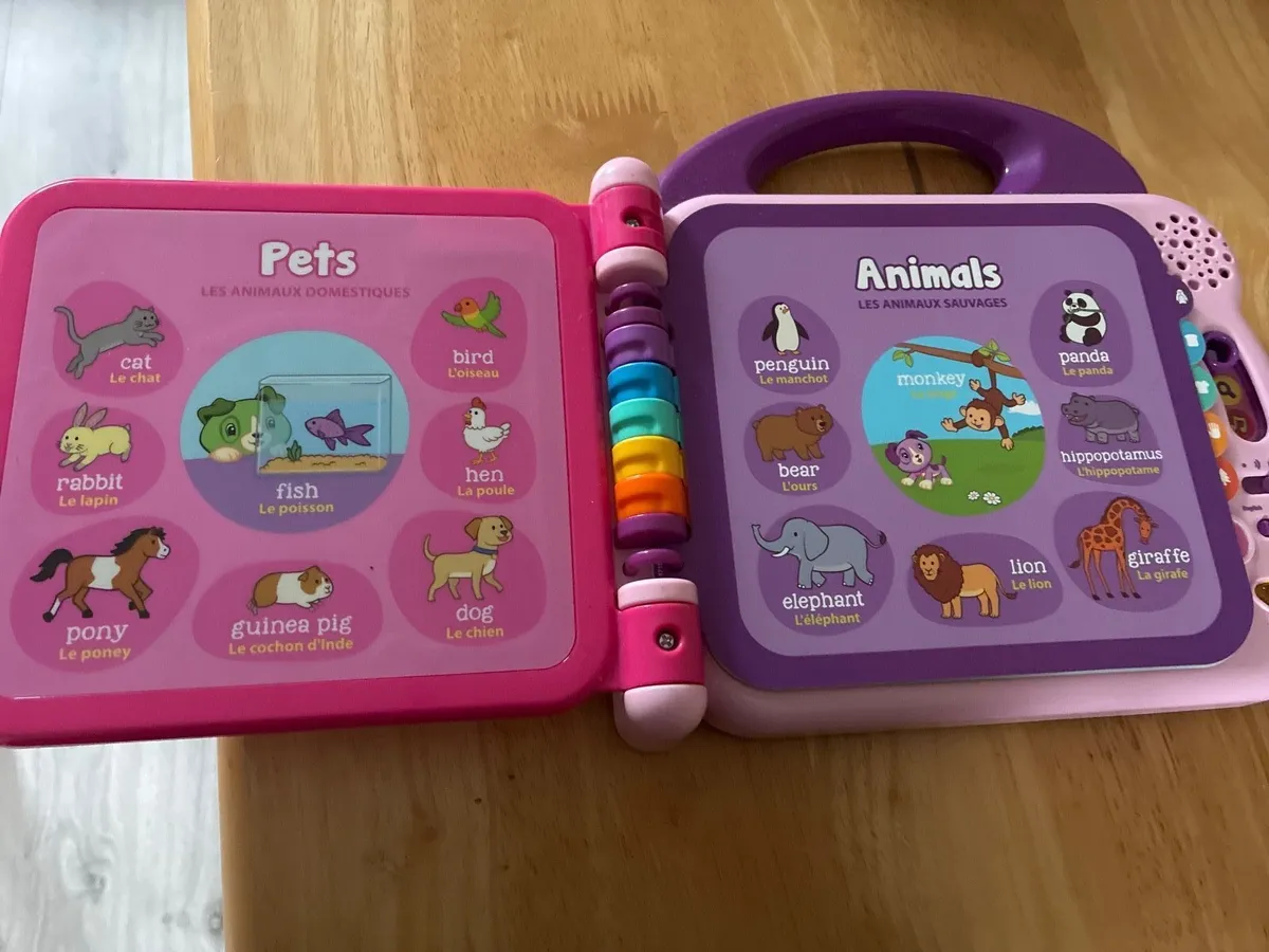 Leap frog 100 words book English or French option - Image 2