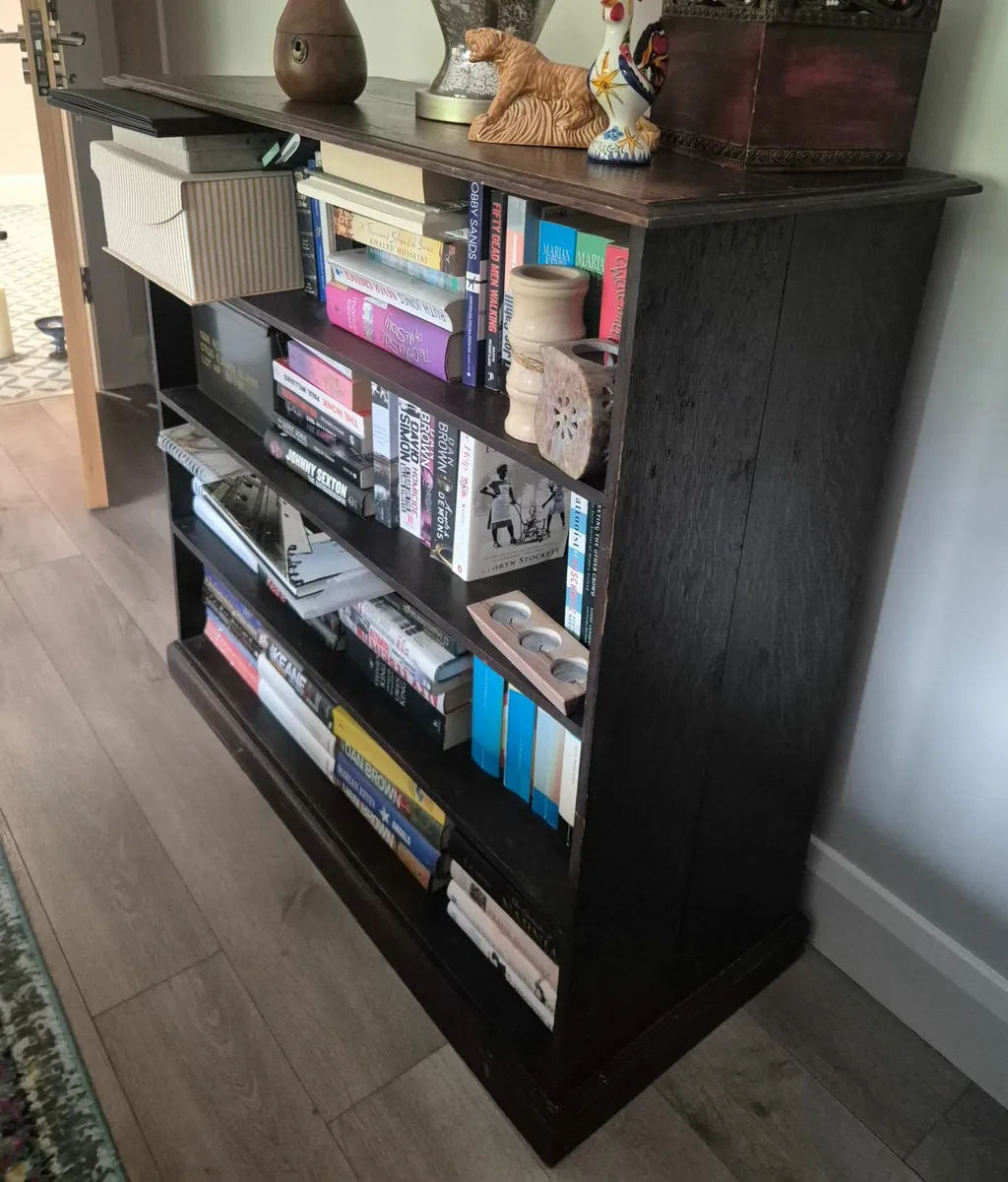 Double sided darken oak Bookcase - Image 2