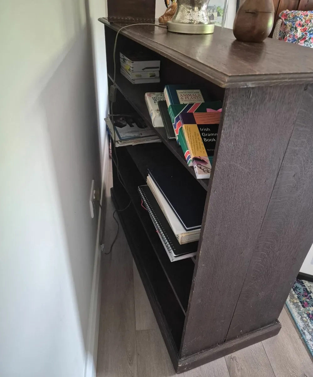 Double sided darken oak Bookcase - Image 3