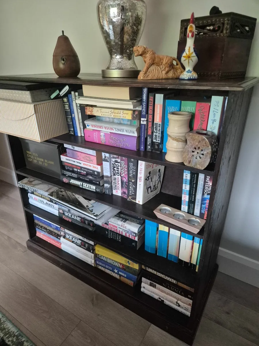 Double sided darken oak Bookcase - Image 4