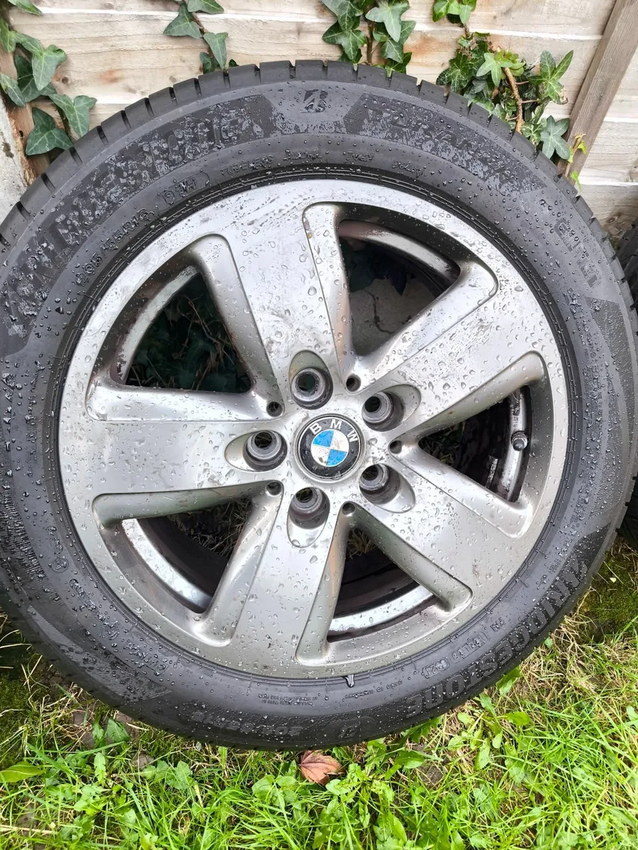 BMW ALLOYS  GENUINE wheels 205/55/16 TYRESLIKENEW! - Image 3