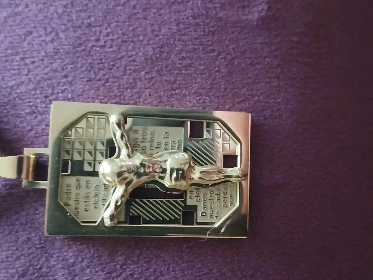 Our lord pendant and chain 18kgold plated - Image 4