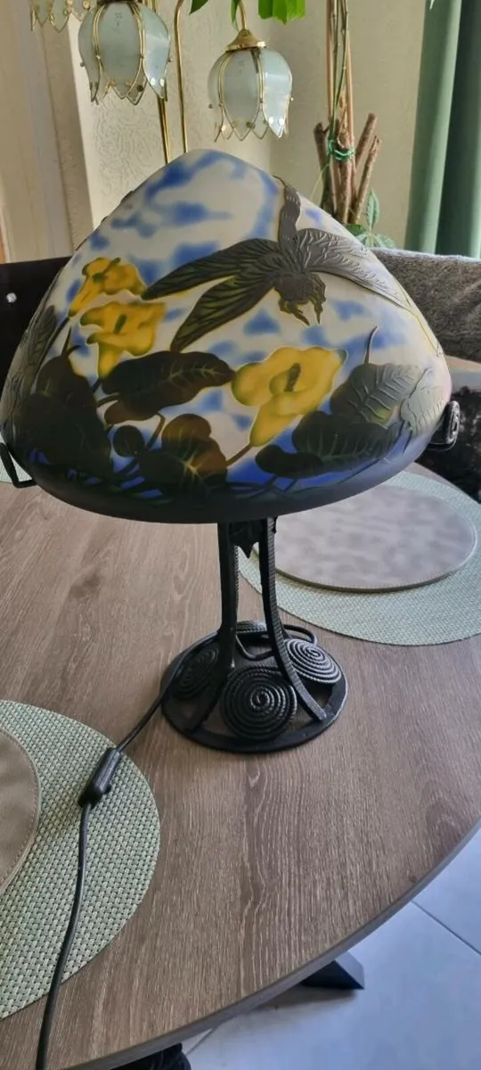 VINTAGE  GALLE MUSHROOM LAMP (DELIVERY POSSIBLE) - Image 1