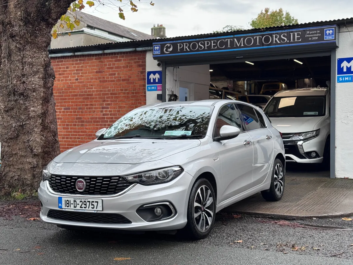 18 Fiat Tipo, 1.3 Diesel, New NCT, €180 Tax, SIMI - Image 1