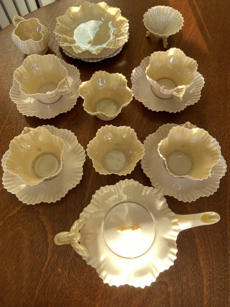 Beautiful Antique Belleek Tea set - Image 1