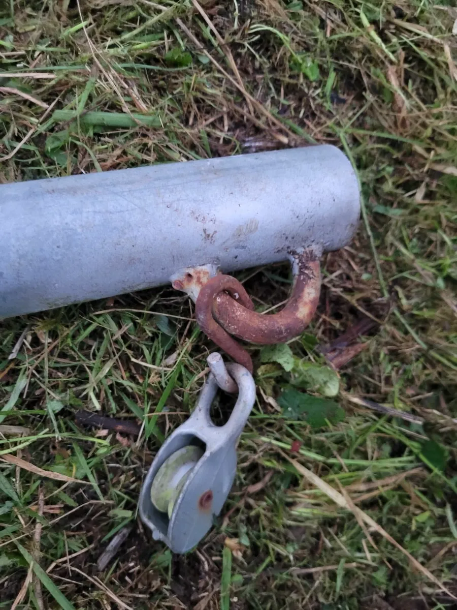 Clothes line - galvanised steel - Image 2