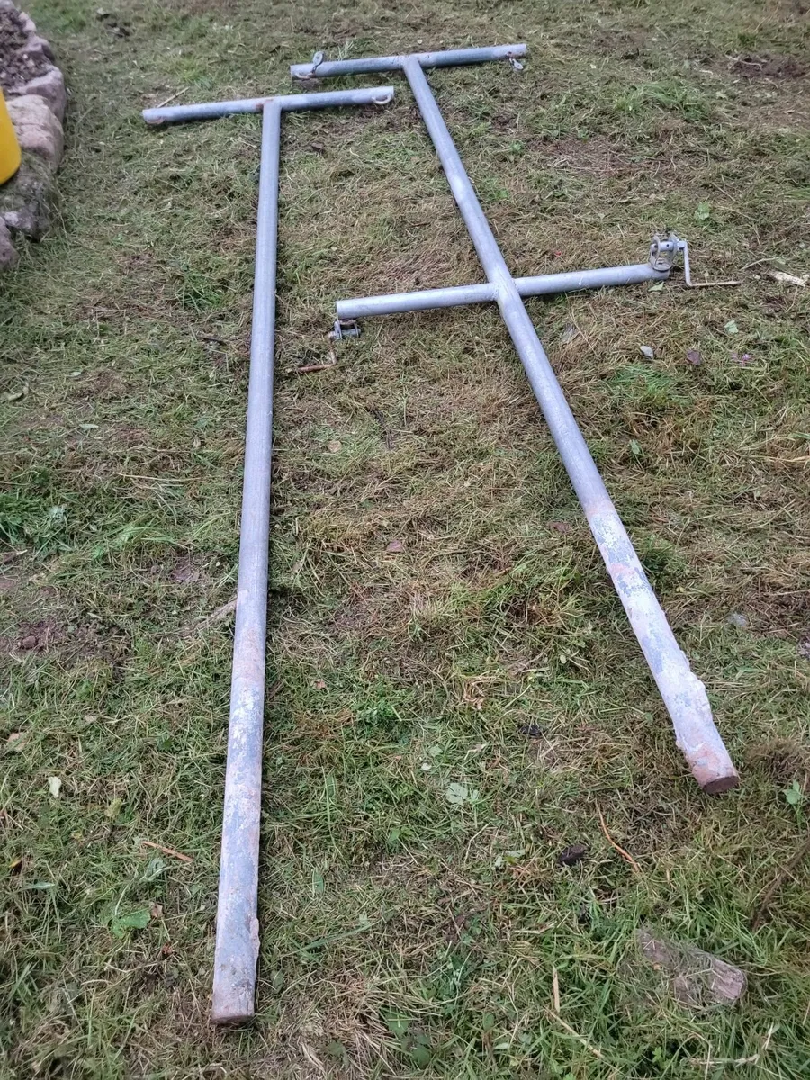 Clothes line - galvanised steel - Image 1