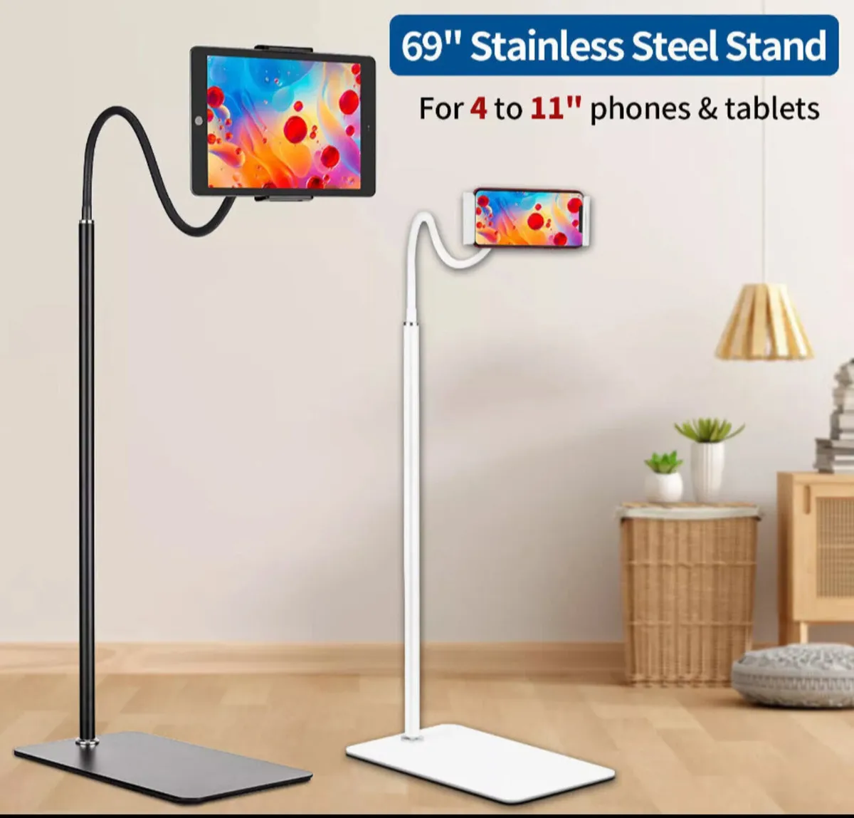 NEW Tablet Floor Stand Holder Mount for iPad - Image 1