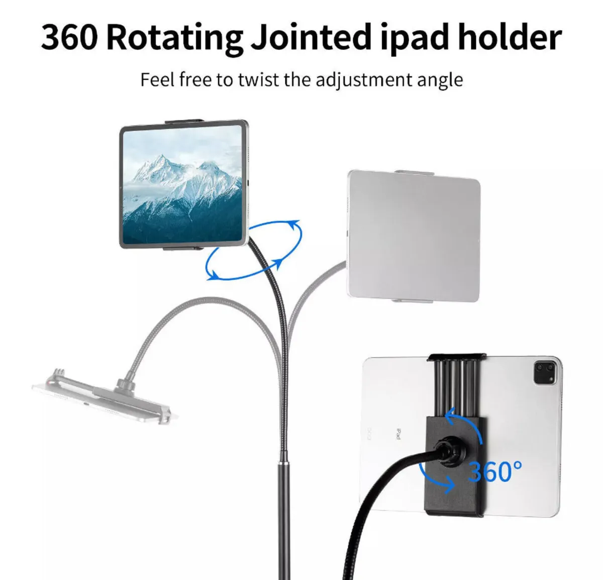 NEW Tablet Floor Stand Holder Mount for iPad - Image 2