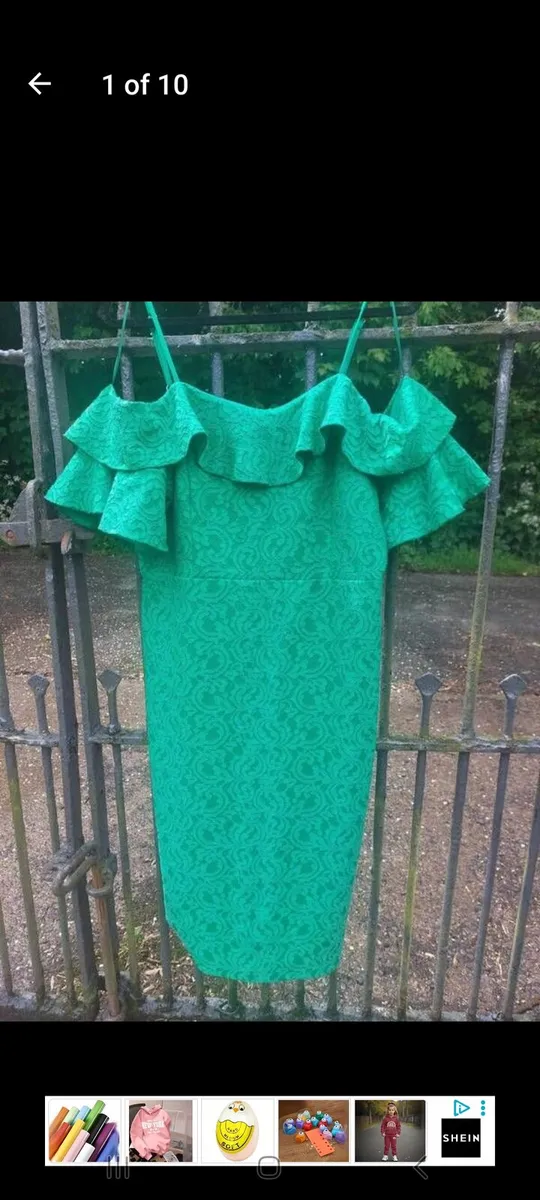 River Island emerald green lace dress (free post) - Image 1