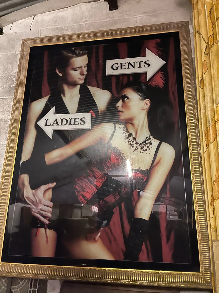 Large light up ladies gents sign - Image 2