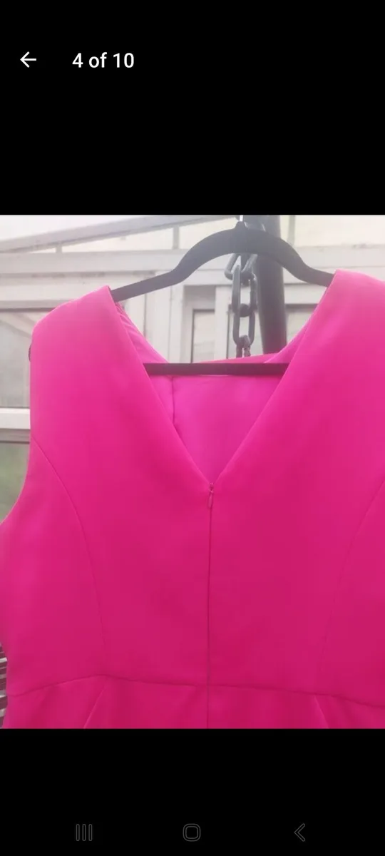 V by Very cerise origami dress (free post) - Image 4