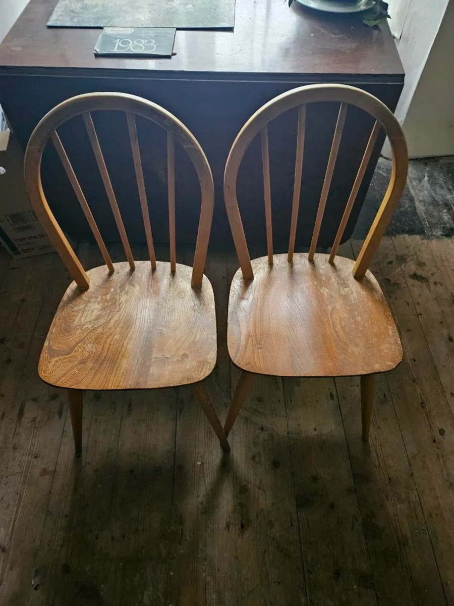 Vintage Retro Mid Century Kitchen Chairs - Image 1