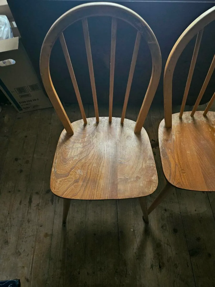 Vintage Retro Mid Century Kitchen Chairs - Image 2