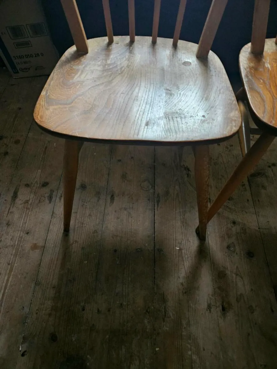 Vintage Retro Mid Century Kitchen Chairs - Image 3