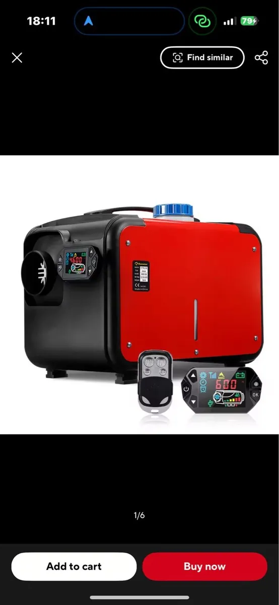 Portable 8kw Diesel Heater with Automatic new - Image 1