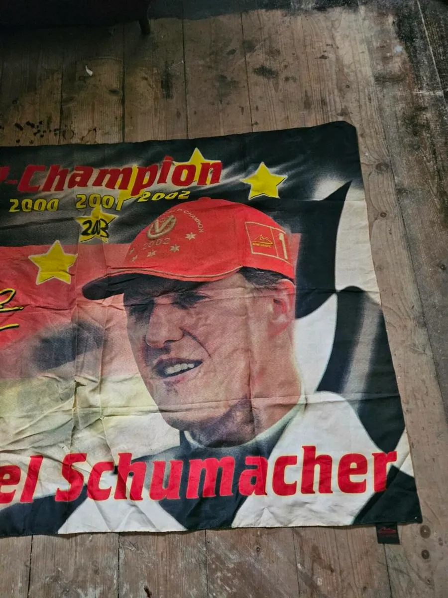 Michael Schumacher Ferrari F1 Banner Flag - Image 2