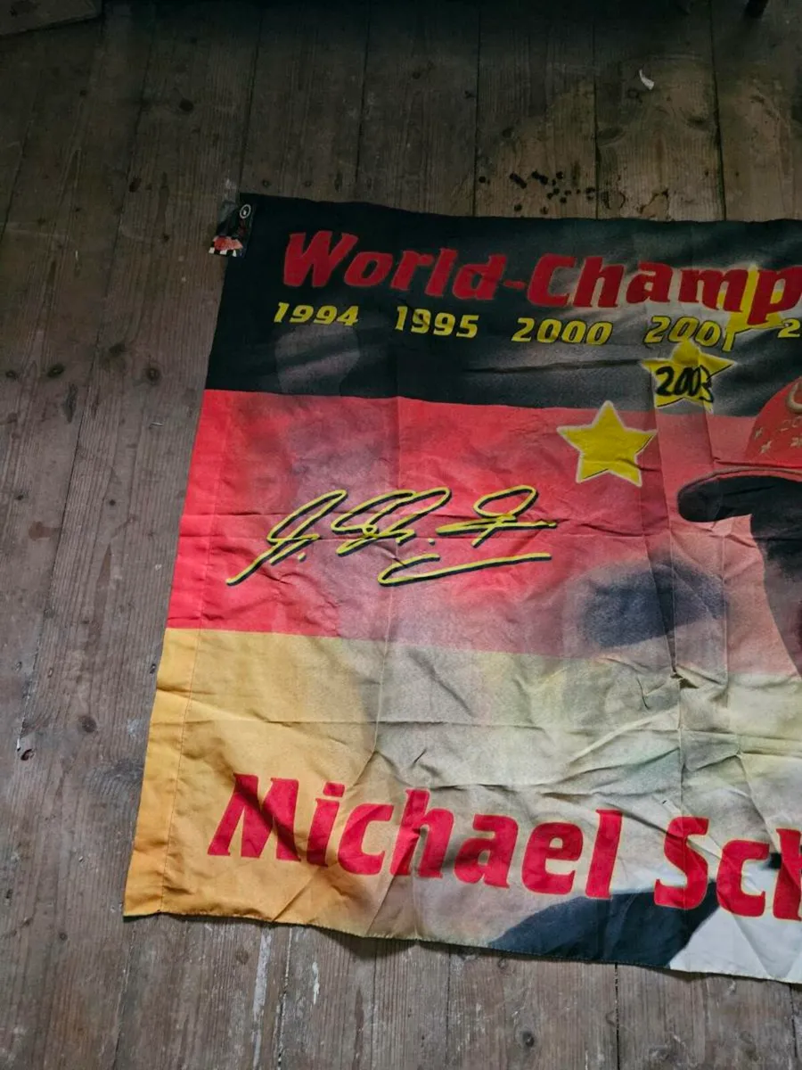 Michael Schumacher Ferrari F1 Banner Flag - Image 4