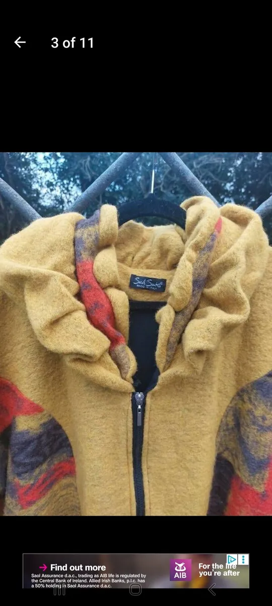 Sarah Santo Italian wool coat (free postage) - Image 3