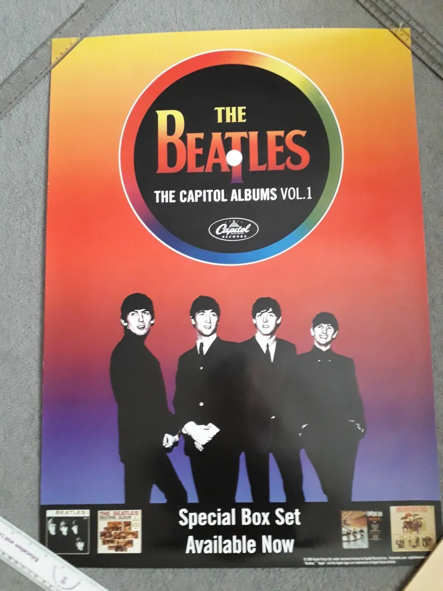 9 Beatles original promo Posters + Lennon & Mc - Image 4