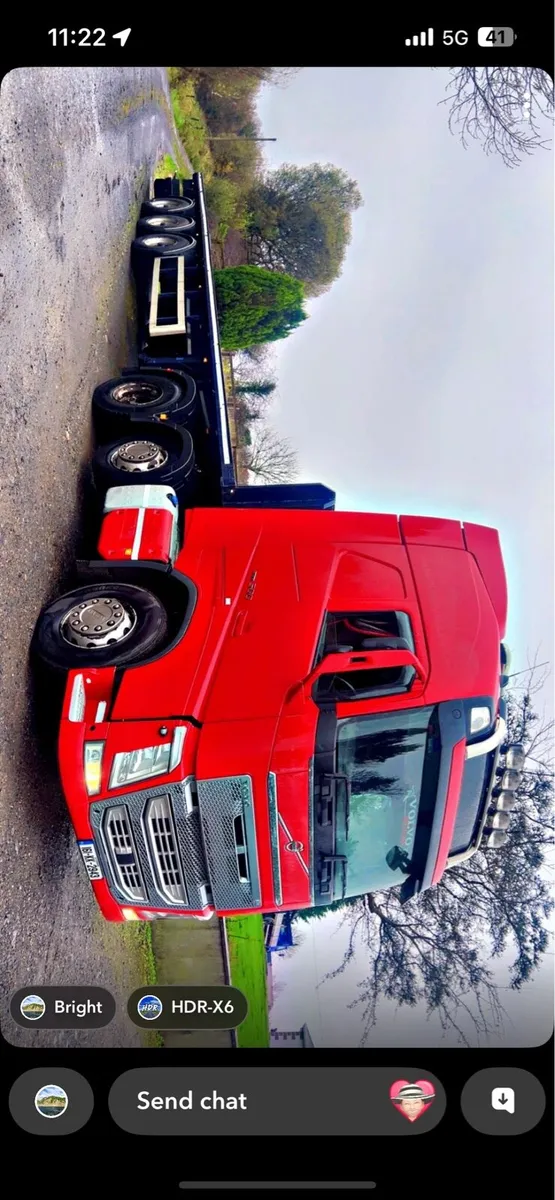 Haulage transport 45 foot flat trailer - Image 2