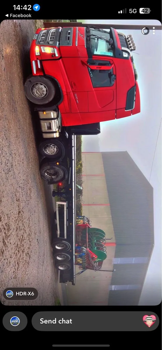 Haulage transport 45 foot flat trailer - Image 1